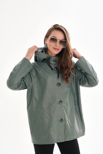 Metins Leather Kadın Çift Taraflı Giyilebilir Deri Ceket