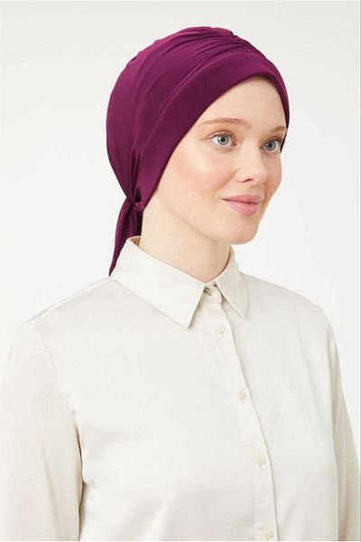 LAVENDER Dps21 Model Practical Dubai Shawl - Plum