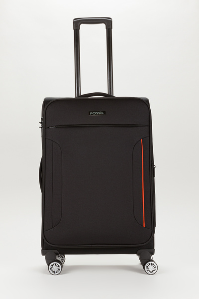 Fossil Unisex Siyah Körüklü Kumaş Orta Boy Valiz