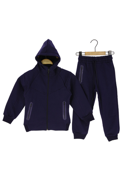 CRASSİ Set de trening pentru băiat, cu glugă și fermoar