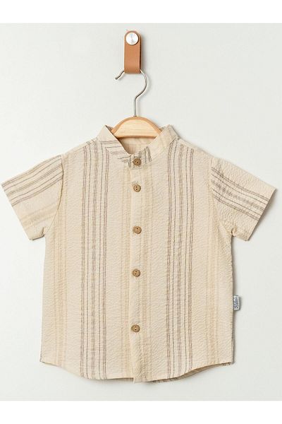 Chicsy Baby Striped Style Shirt and Waist Adjustable Short Sleeve Shorts Set for Kid and Baby