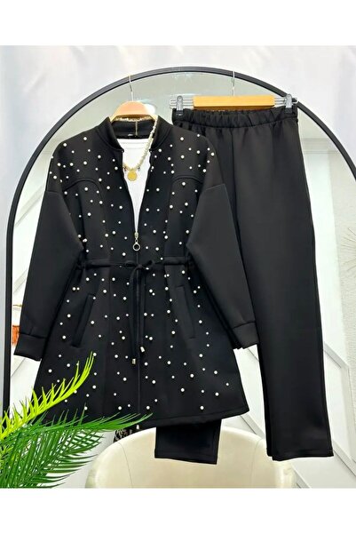 modasindoma costum feminin cu perle