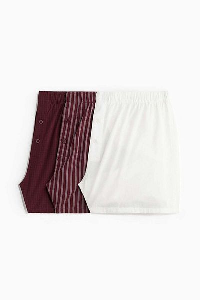 H&M 3-pack woven boxer shorts