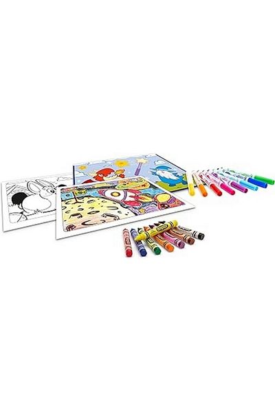 Crayola Creative Activity Stencil and Coloring Kit