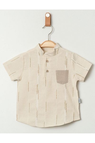 Chicsy Baby Striped Style Shirt and Waist Adjustable Short Sleeve Shorts Set for Kid and Baby