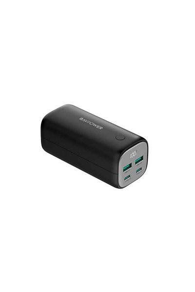 RavPower RP-PB208Pro 20000mAh GaN PD70W 4-Port Portable Charger Black