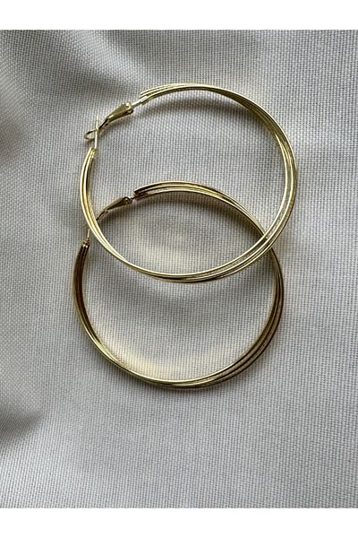bijuxbymrv Asymmetrical Big Hoop Earrings