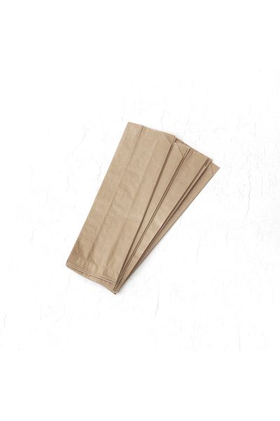 Bimotif Kraft Paper Bag 8X27 cm - 50 Pcs