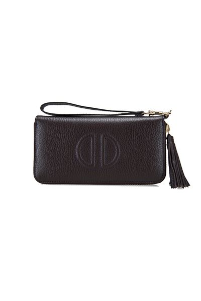 Desa Kathleen Dark Brown Women's Leather Wallet