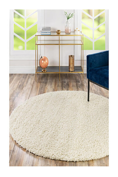 EUROBANO Home - Kaymaz Taban Yıkanabilir Yumuşak Shaggy Daire