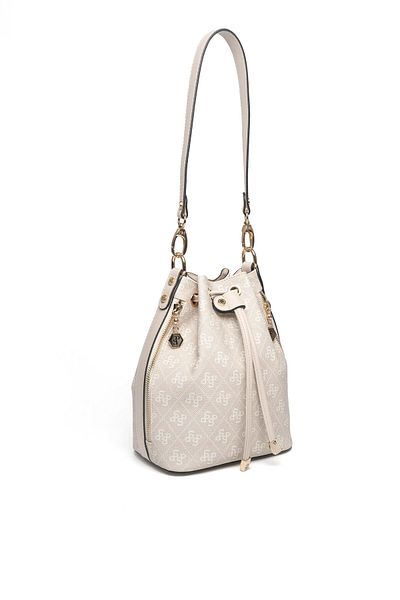 Silver Polo Geantă de umăr pentru femei Silver & Polo Stone - Bone SP1137