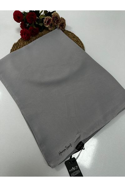 HAREM SCARF Γκρι Σάλι Harem Feyza Luxury - HFS0117