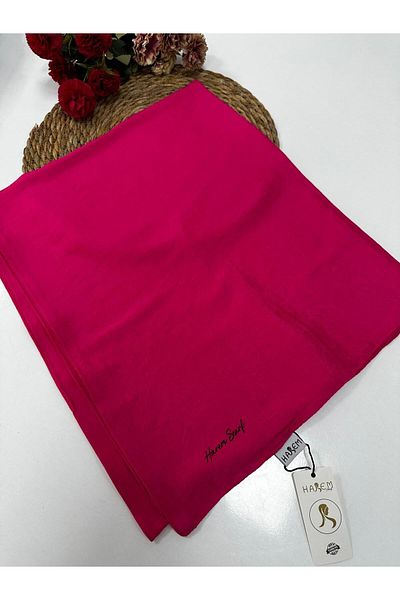 HAREM SCARF Φούξια Χαρέμι ​​Voile Σάλι Ανοιχτό - Μεταξένιο HVH0228