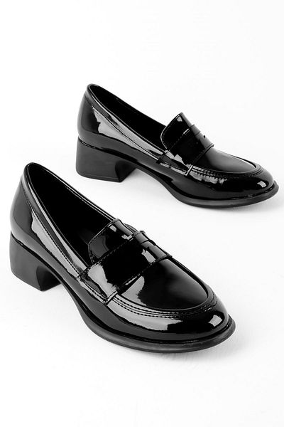 Lal Shoes & Bags Дамски мокасини с единична райета Zozo - R.BLACK
