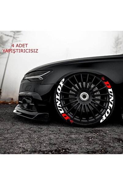 BoostZone Dunlop Lastik Yazısı Motor Lastik Dunlop Araç Lastik Yazısı