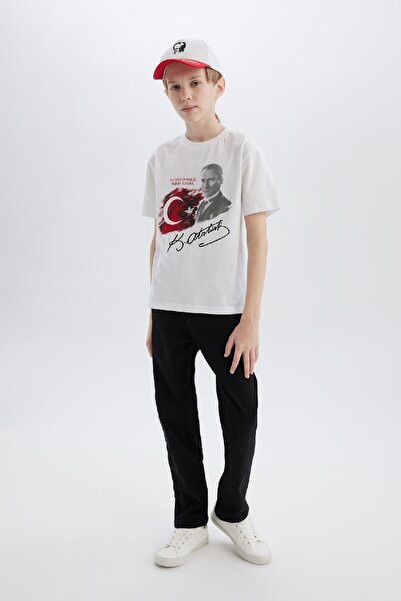 DeFacto Boys Straight Fit Standard Leg Jean Pants B5445A825Sm