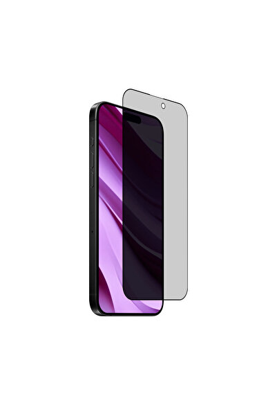 HyperAge iPhone 16 Uyumlu Privacy Hayalet Ekran Koruyucu Tam Kaplayan 5D Yand...