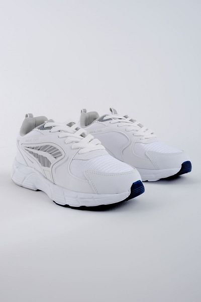 Lal Shoes & Bags Ανδρικά αθλητικά παπούτσια με κορδόνια Fano-λευκά