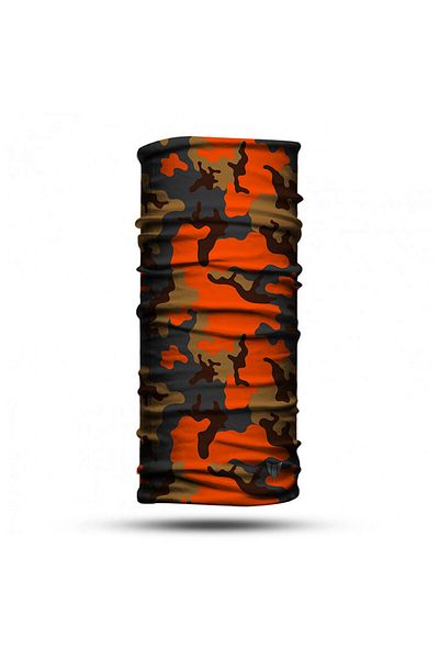 Vexo Orange Camouflage Bandana