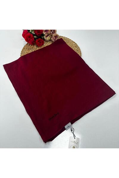 HAREM SCARF شال قطن حريم نيلدا أحمر كلاريت - HFN0121