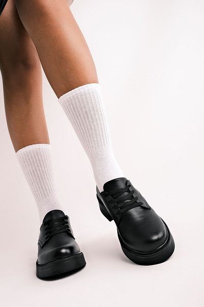 Lal Shoes & Bags Дамски ежедневни обувки с връзки Zenna - черни
