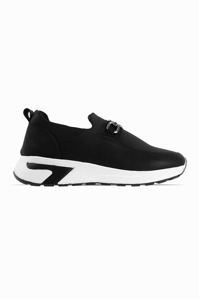 Lal Shoes & Bags Pantofi casual Ripon pentru femei Diver din țesătură și cataramă - negru