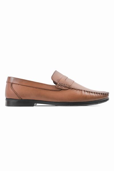 Lal Shoes & Bags Ανδρικά παπούτσια από γνήσιο δέρμα με λεπτομέρεια ραφής