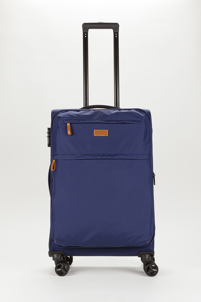 Fossil Unisex  Ekstra Hafif Mavi Kumaş Orta Boy Valiz