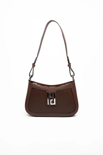 Silver Polo Geantă de damă Silver & Polo Brown SP1132