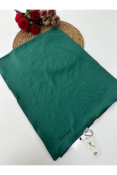 HAREM SCARF Ασιατικό βαμβακερό σάλι χαρέμι ​​- Moss HFA0109