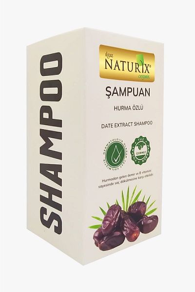 Naturix Date Extract Salt-Free Shampoo - Anti-Hair Loss, Nourishing and Moisturizing Care 250 ml