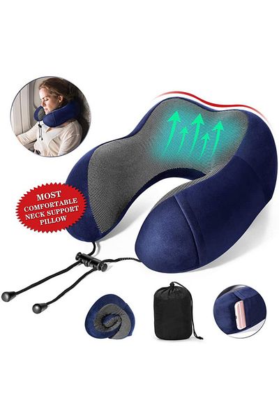 MORANO Morano Travel Pillow with Storage Bag Gift Sleep Mask