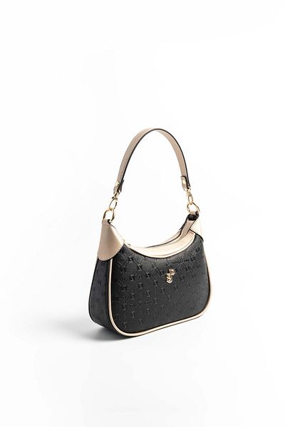 Silver Polo Silver & Polo Black - Geantă de umăr pentru femei S.nut SP1180