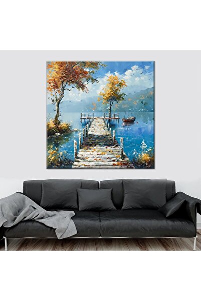 Ritmo Canvas İskele Manzarası 2 Kanvas Tablo