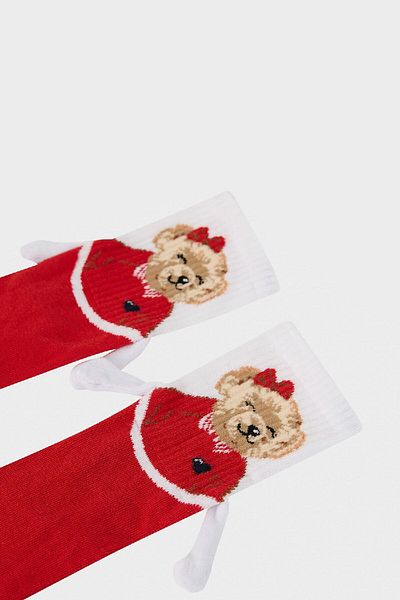 DeFacto Damen Magnetische Baumwolle Spaß Socken F1471axns