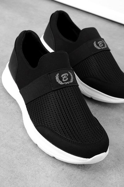 Lal Shoes & Bags Ανδρικά Αθλητικά Παπούτσια-Μαύρο Λευκό