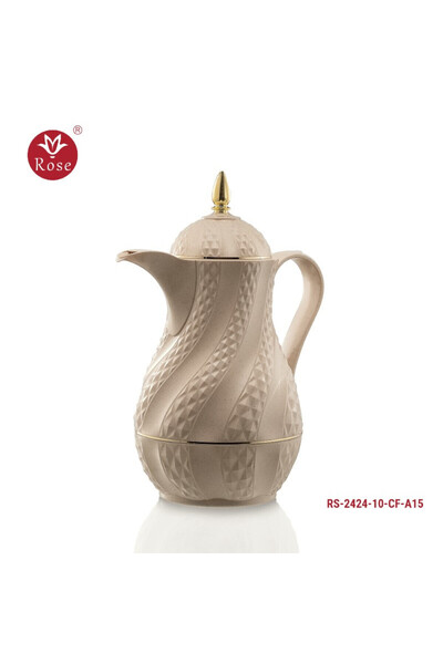 Rose ترمس روز 2424  لتر قهوة بيج