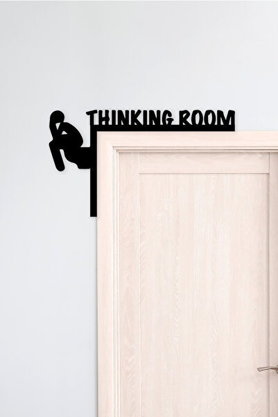 To Design Lab Düşünme Odası - WC Kapı Süsü Dekoratif Tablo