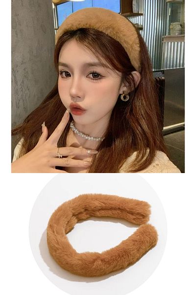 TAKIŞTIR Plush Brown Crown