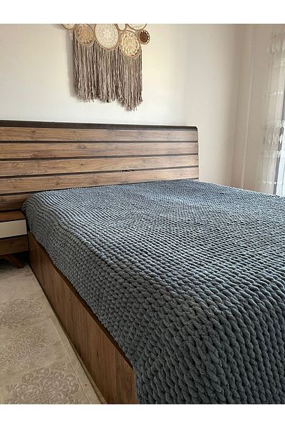 Alize Puffy 220X200 cm Double Twist Patterned Blanket