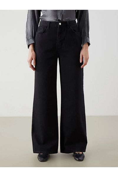 LC Waikiki Pantaloni de jeans pentru femei LCW Modest Wideleg