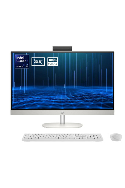 HP 24-cr1021nt B05RSEA Intel Ultra 5 125U 16GB DDR5 512GB SSD 23.8inç FHD FDos Beyaz AIO Bilgisayar
