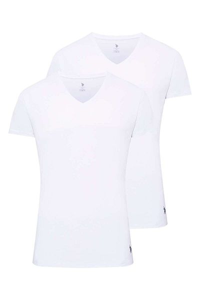 U.S. Polo Assn. يو اس بولو اسن. طقم رياضي رجالي برقبة دائرية مكون من قطعتين - A.8ST.0RA.1PL.9.S6