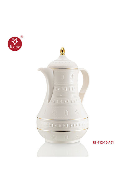 Rose ترمس 712 سعة 1 لتر أبيض شاي أرتيفيرا