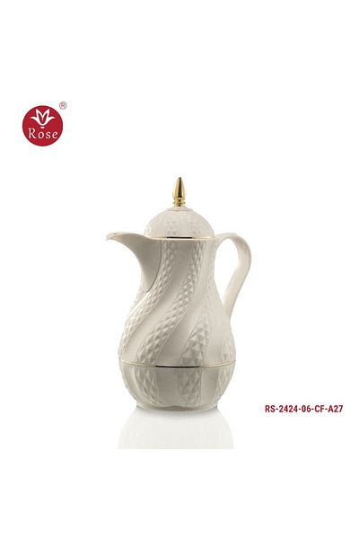 Rose Thermos Rose 2424 Half Liter White Coffee