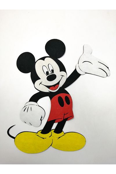 keçeli dünyam Felt Figure, Mickey 50 cm