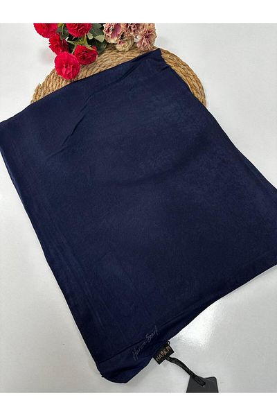HAREM SCARF Σάλι Feyza Harem Luxury - Navy Blue HFS0107