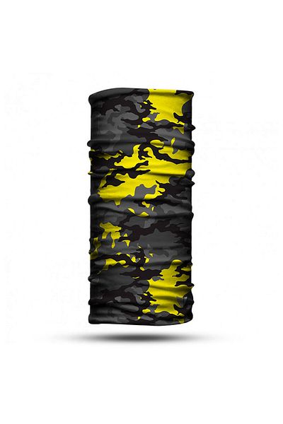 Vexo Yellow Bandana - Camouflage Design