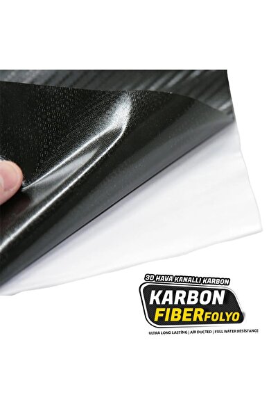 Efe Toys Karbon Fiber Motosiklet Modifiye Kaplama Su Geçirmez Folyo Orijinal Hava Kanallı 50cm 1 Metre