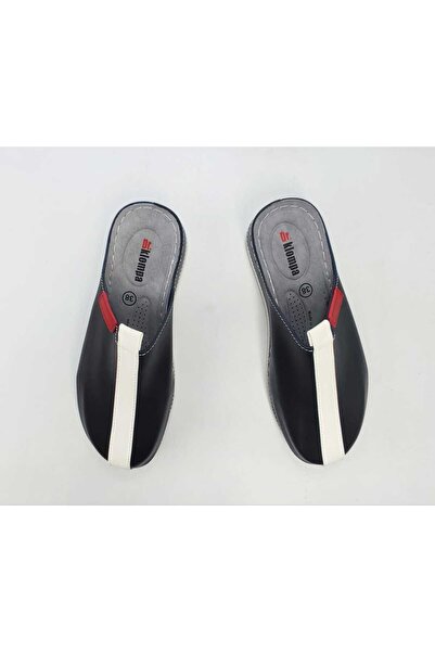 DR KLOMPA Γυναικείες παντόφλες Sabo - Navy Blue - Μαλακή σόλα με υποστήριξη άνεσης κατάλληλη για καθημερινή χρήση